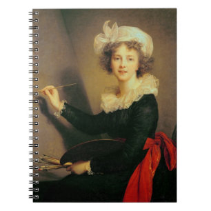 Self Portrait, 1790 (oil on canvas) Notebook