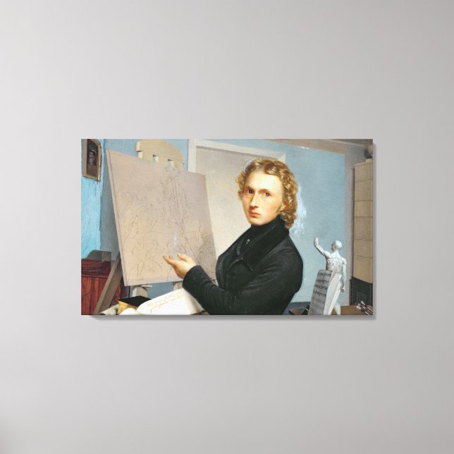 Self Portrait, 1822 Canvas Print (Front)