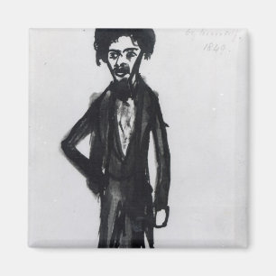 Self Portrait, 1849 Magnet