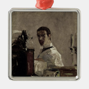 Self Portrait, 1880 Metal Tree Decoration