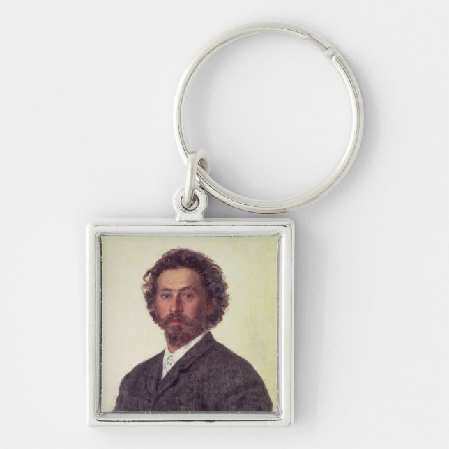 Self Portrait, 1887 Key Ring (Front)