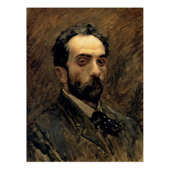 Self Portrait, 1890s Postcard