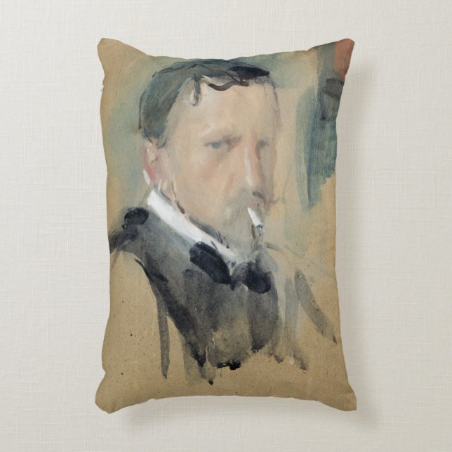 Self Portrait, 1901 Decorative Cushion (Front(Vertical))