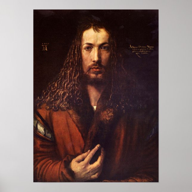 Self Portrait 2 by Albrecht Durer Poster (Front)