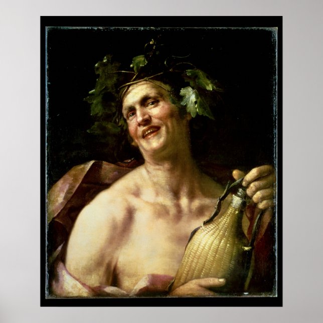 Self Portrait as Bacchus Poster (Front)