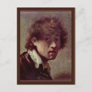 Self Portrait At An Early Age. By Rembrandt Van Postcard