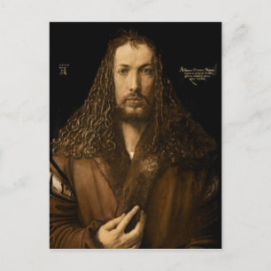 Self Portrait at the Age of Twenty-Eight, 1500 Postcard