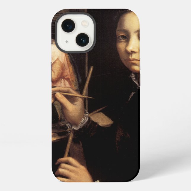 Self Portrait at the Easel iPhone Case (Back)