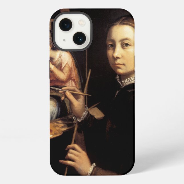 Self Portrait at the Easel iPhone Case (Back)