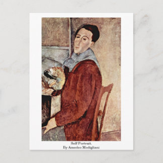 Self-Portrait. By Amedeo Modigliani Postcard