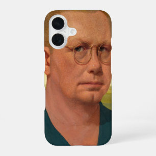 Self-Portrait by Grant Wood iPhone 16 Case