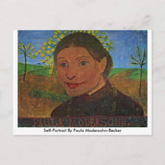 Self-Portrait By Paula Modersohn-Becker Postcard
