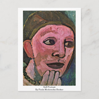 Self-Portrait By Paula Modersohn-Becker Postcard
