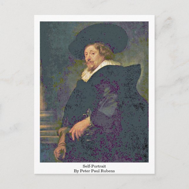 Self-Portrait By Peter Paul Rubens Postcard (Front)