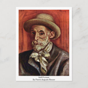 Self-Portrait By Pierre-Auguste Renoir Postcard