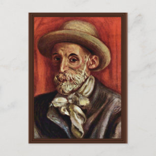Self-Portrait By Pierre-Auguste Renoir Postcard