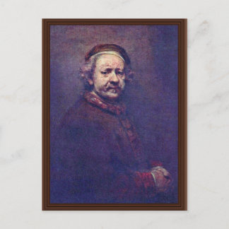Self-Portrait. By Rembrandt Van Rijn Postcard
