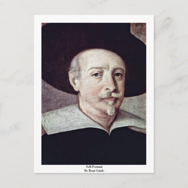 Self-Portrait By Reni Guido Postcard (Front)