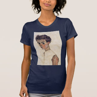 Self-Portrait By Schiele Egon T-Shirt