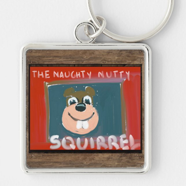 Self-portrait by the NN Squirrel Keychain (Front)