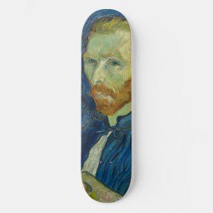 Self Portrait by Vincent Van Gogh 1889 Skateboard
