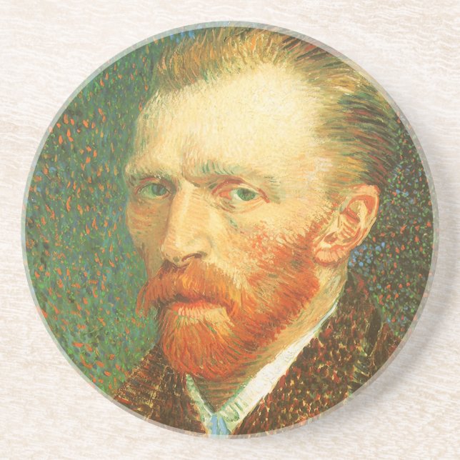 Self Portrait by Vincent van Gogh Coaster (Front)