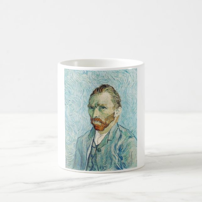 Self Portrait by Vincent Van Gogh Coffee Mug (Center)