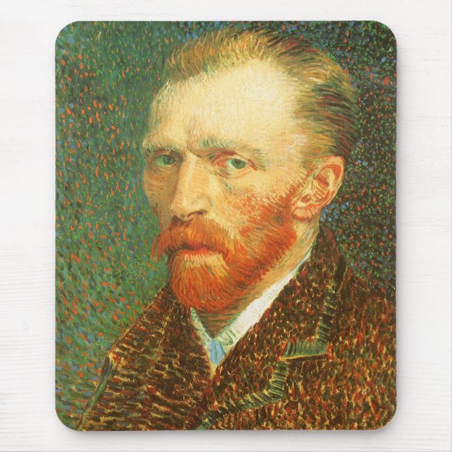 Self Portrait by Vincent van Gogh Mouse Mat (Front)