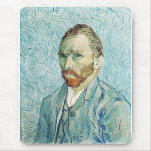 Self Portrait by Vincent Van Gogh Mouse Mat