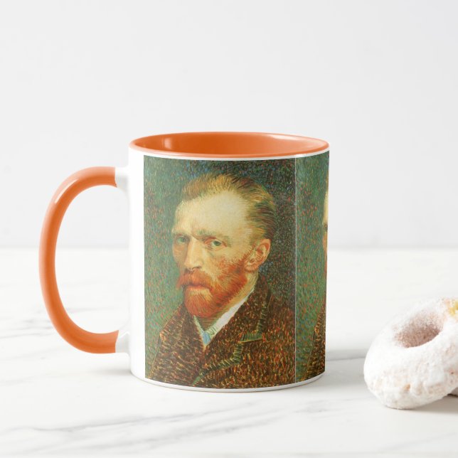 Self Portrait by Vincent van Gogh Mug (With Donut)