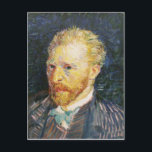 Self-Portrait by Vincent van Gogh Postcard<br><div class="desc">Self-Portrait by Vincent van Gogh, painted in autumn 1887 in Paris. The painting is on display in Musée d'Orsay in Paris. Vincent Willem van Gogh (30 March 1853 – 29 July 1890) was a Dutch Post-Impressionist artist. He was a pioneer of Expressionism with enormous influence on 20th century art, especially...</div>
