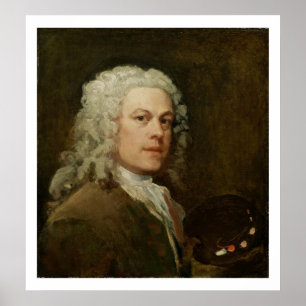 Self Portrait, c.1735-40 (oil on canvas) Poster