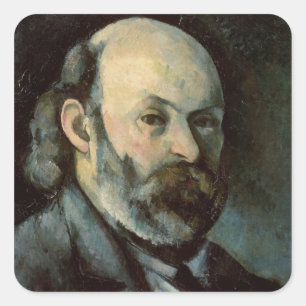 Self Portrait, c.1879-85 Square Sticker