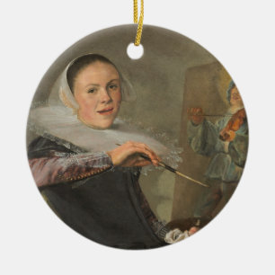 Self-Portrait Ceramic Tree Decoration