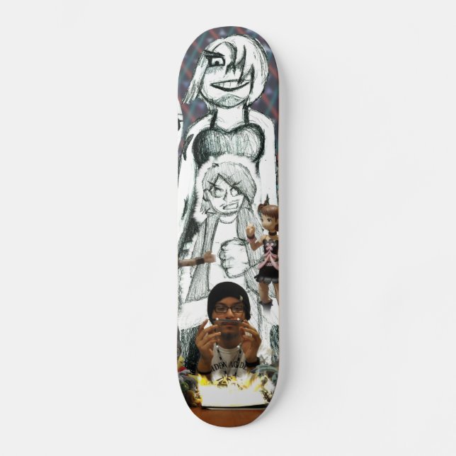 Self-Portrait (Christopher Saturn) Skateboard (Front)