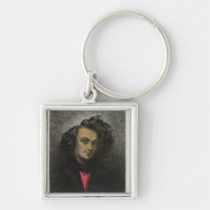 Self portrait, dressed for 'Hernani' Key Ring