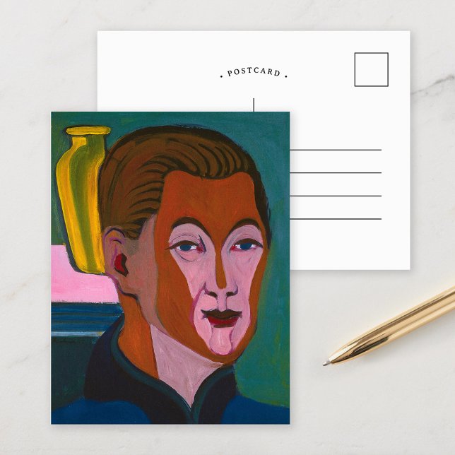 Self Portrait | Ernst Ludwig Kirchner Postcard (Creator Uploaded)