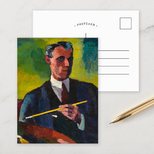Self Portrait   Henry Lyman Saÿen Postcard