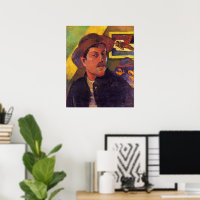 Self-Portrait in a Hat, Paul Gauguin,