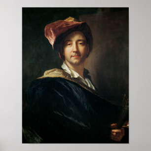 Self Portrait in a Turban, 1700 Poster