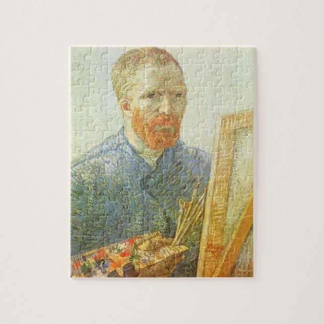 Self Portrait in Front of Easel, Vincent van Gogh Jigsaw Puzzle (Vertical)