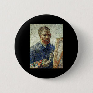 Self-Portrait in Front of the Easel 6 Cm Round Badge