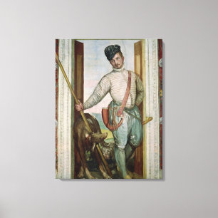 Self Portrait in Hunting Costume, 1562 Canvas Print