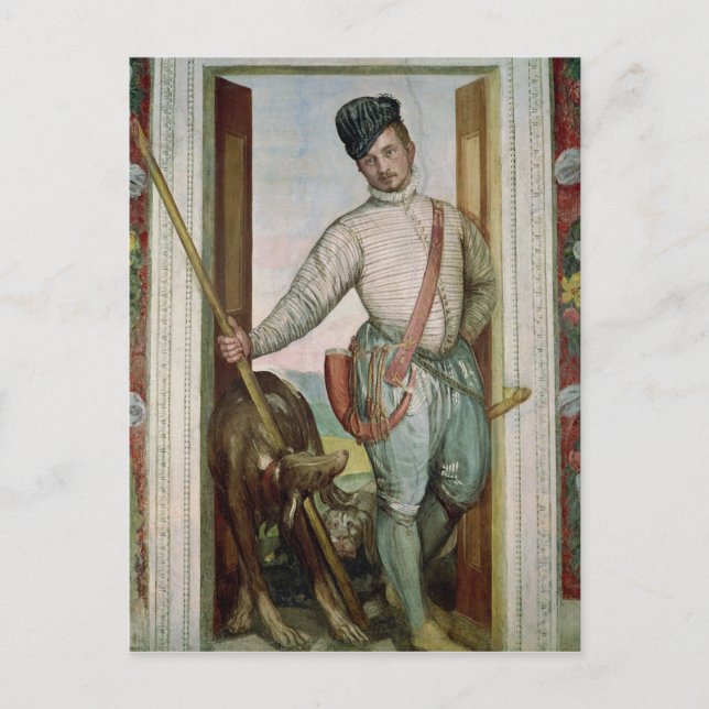 Self Portrait in Hunting Costume, 1562 Postcard (Front)