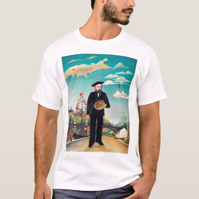 Self Portrait, Landscape, Rousseau T-Shirt (Front)