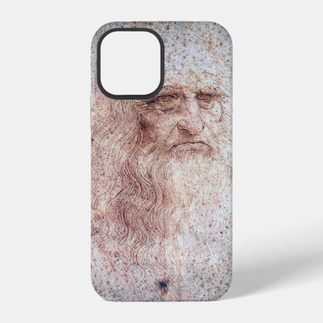 Self Portrait, Leonardo da Vinci iPhone Case (Back)