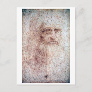 Self Portrait, Leonardo da Vinci Postcard