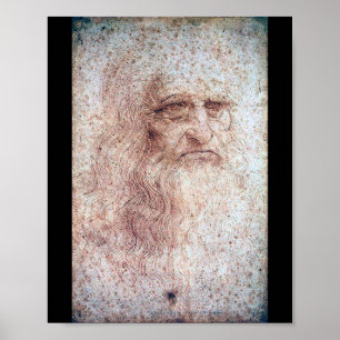 Self Portrait, Leonardo da Vinci Poster