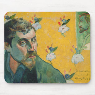 Self Portrait, Les Miserables,1888 (oil on canvas) Mouse Mat