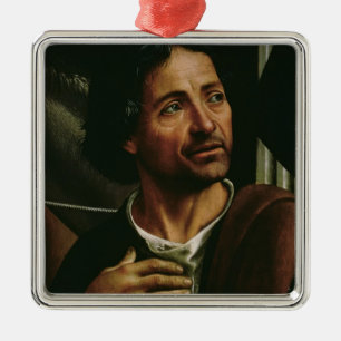 Self portrait metal tree decoration